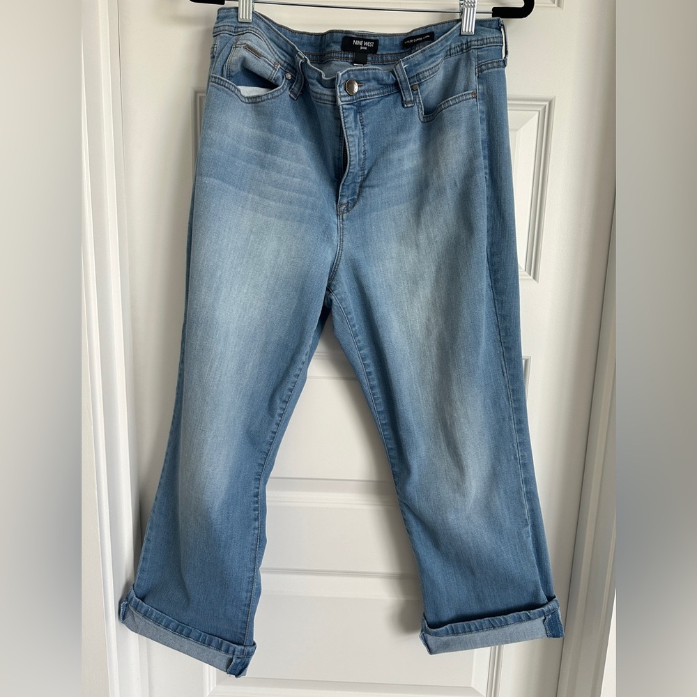 Nine West Cuffed Capri Jeans Size 16